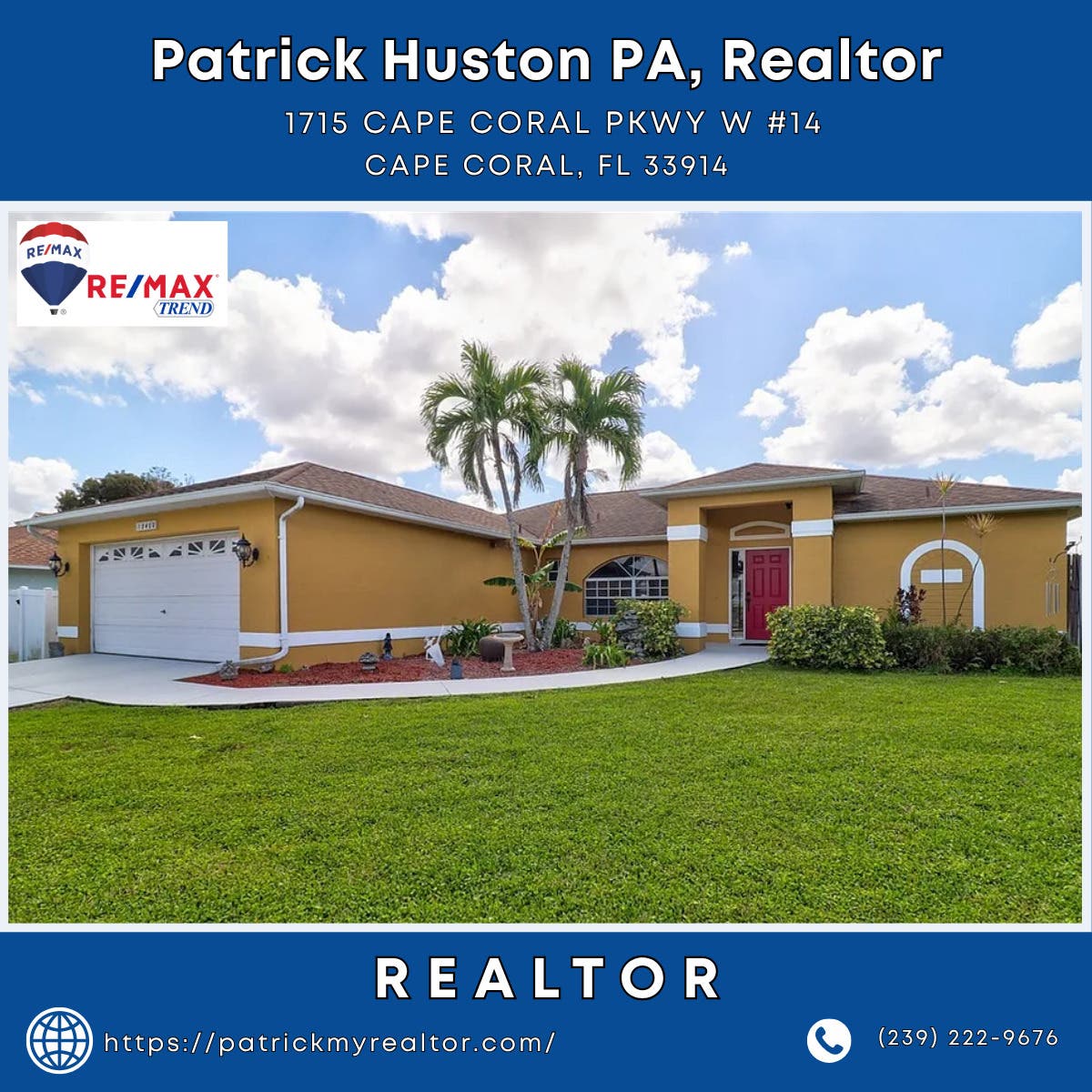 Realtor in Cape Coral - Patrick Huston PA, Realtor
