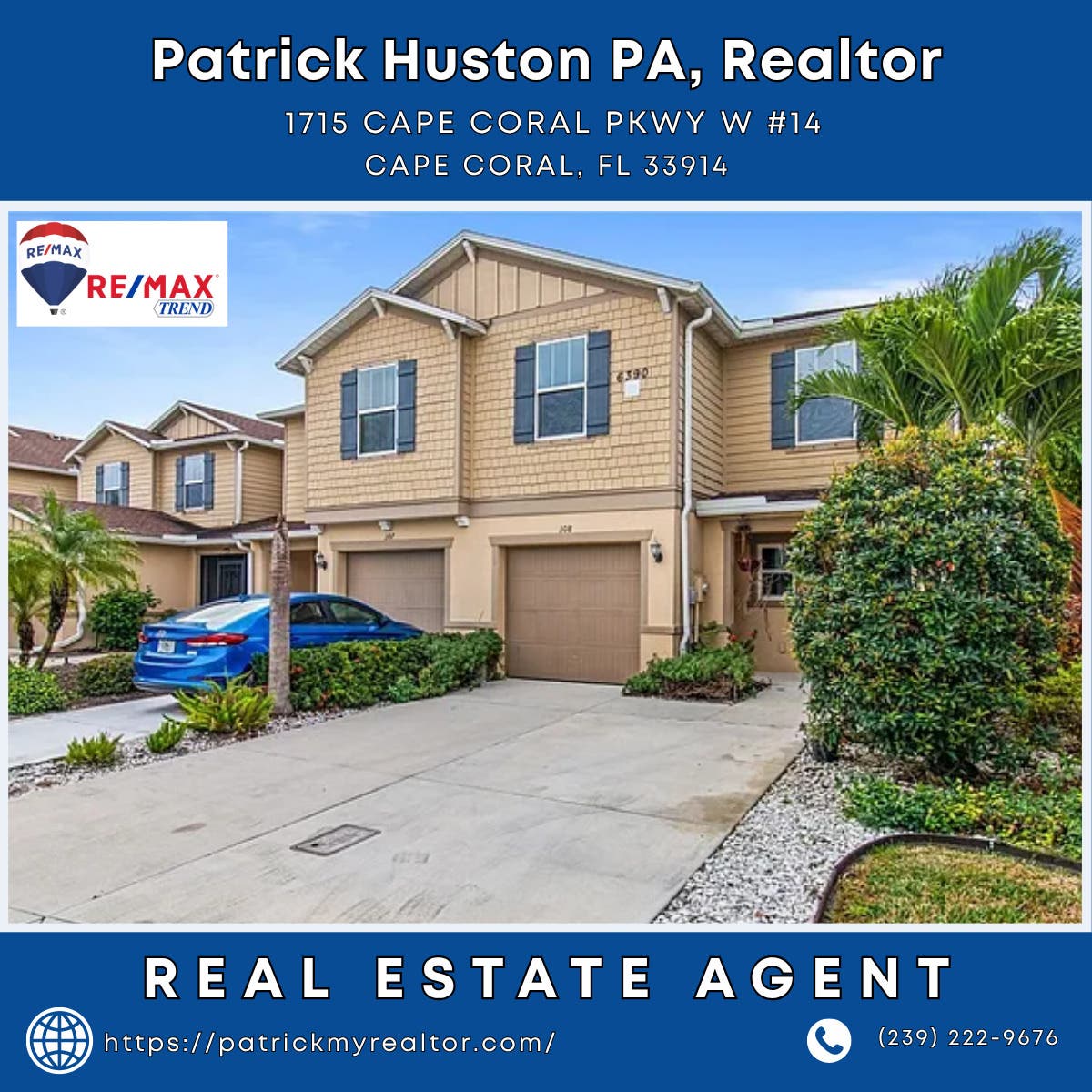 Real Estate Agent in Cape Coral - Patrick Huston PA, Realtor