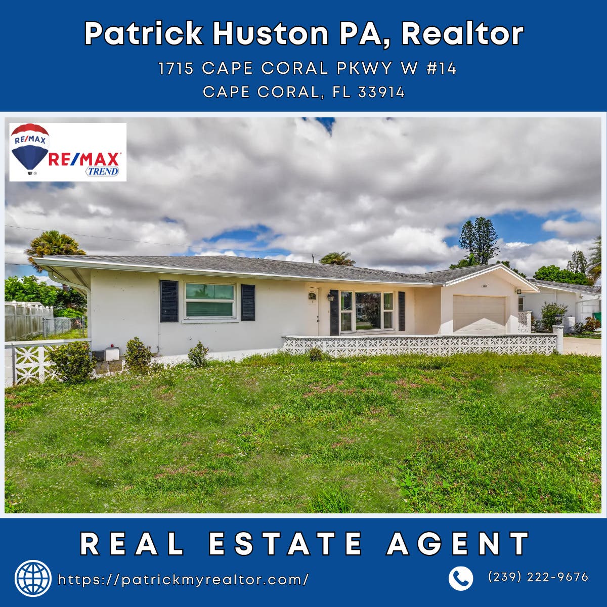 Realtor in Cape Coral - Patrick Huston PA, Realtor