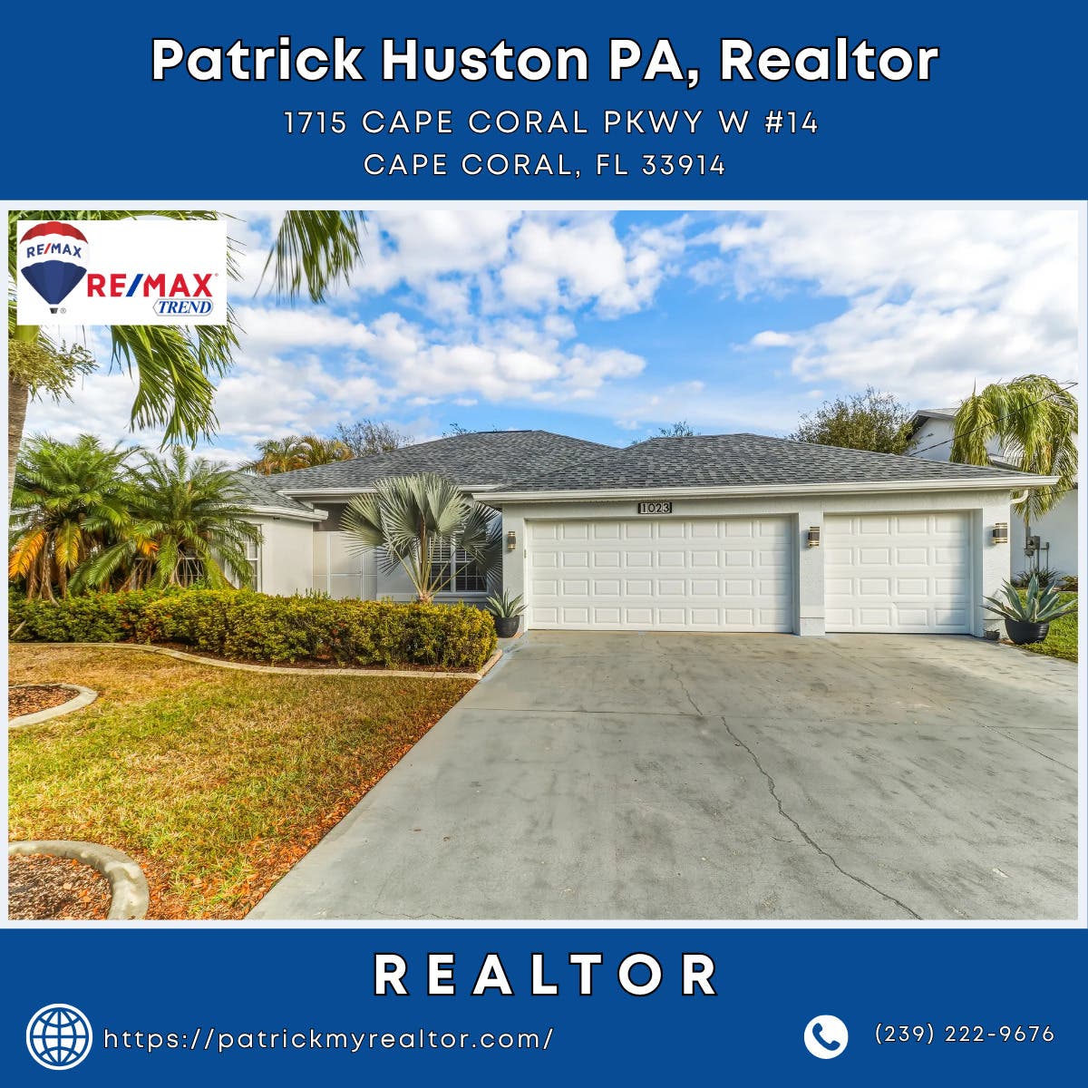 Realtor in Cape Coral - Patrick Huston PA, Realtor