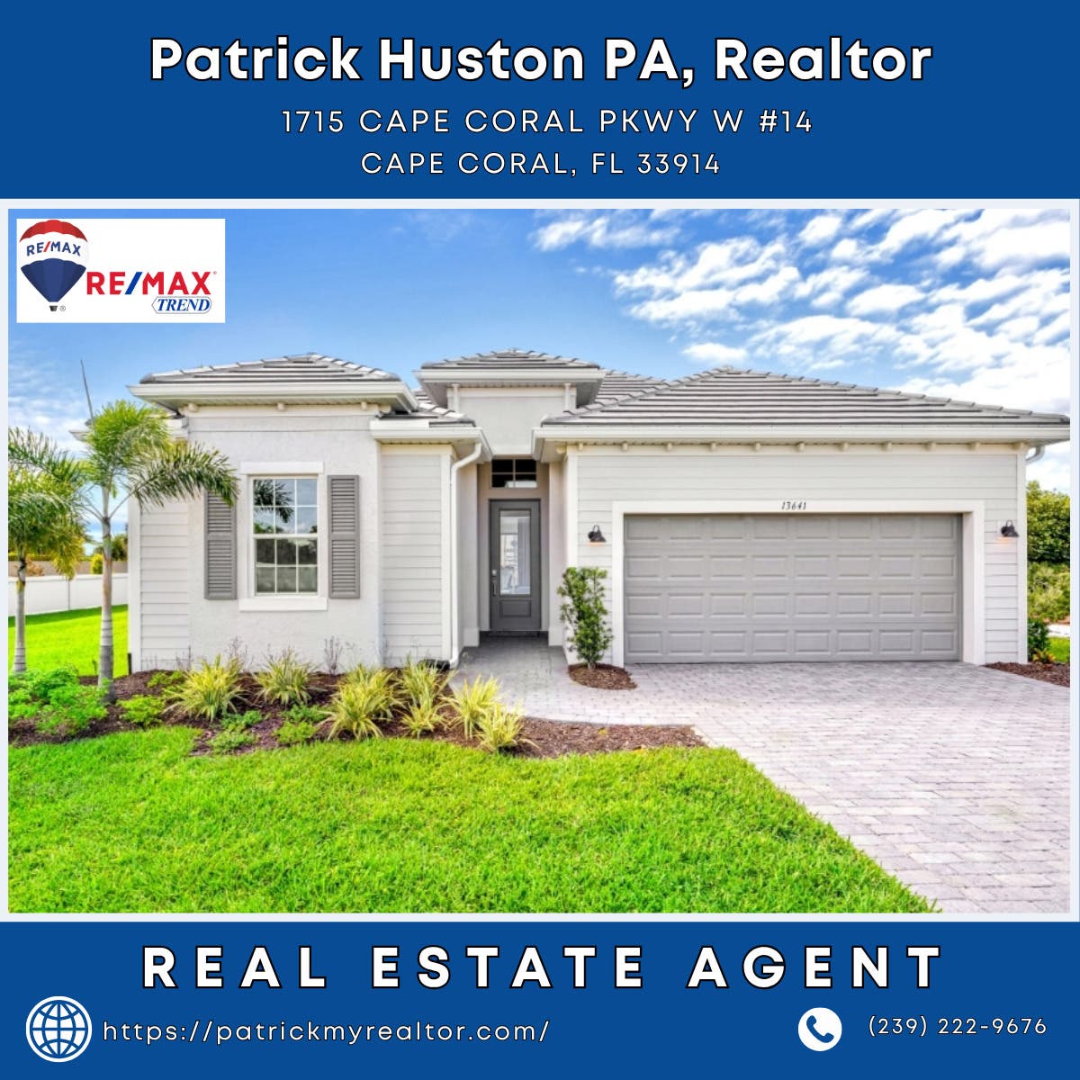 Real Estate Agent in Cape Coral - Patrick Huston PA, Realtor