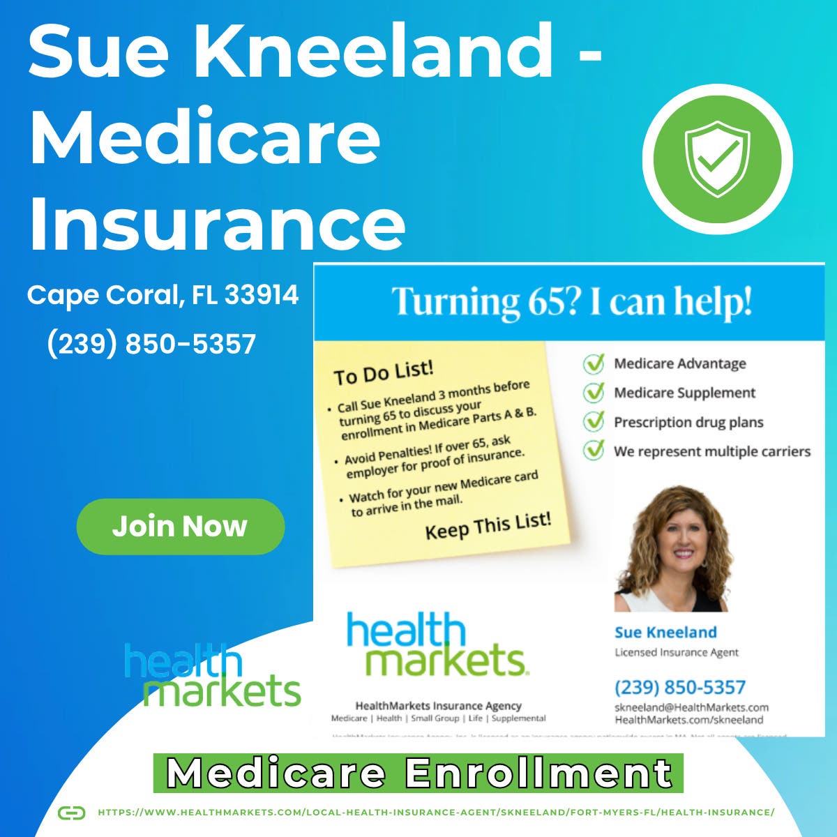 Medicare Enrollment in Cape Coral - Sue Kneeland Medicare Insurance