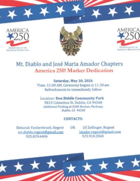 America 250! Marker Dedication