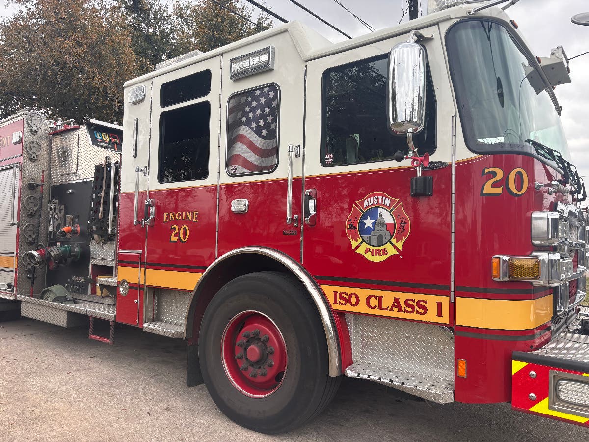 A fire truck.