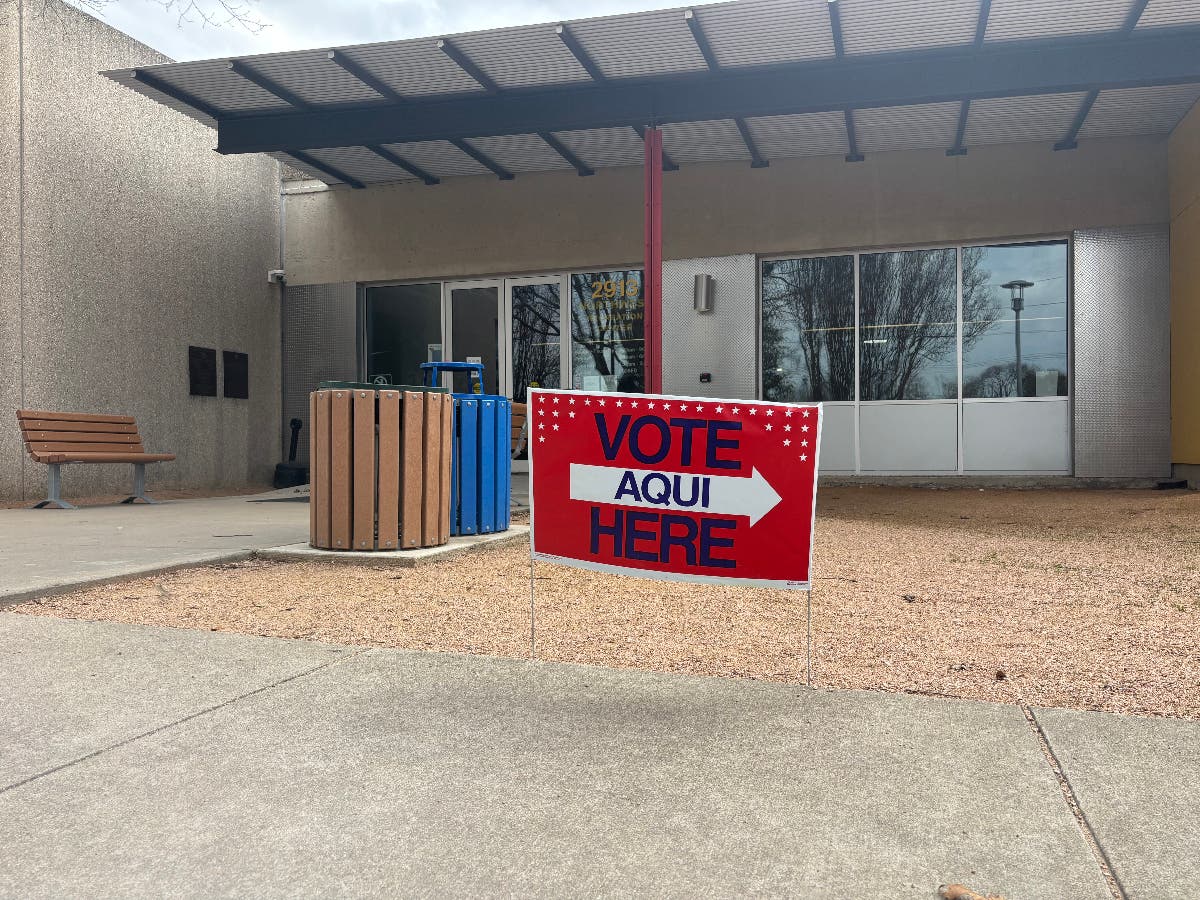 A polling location.