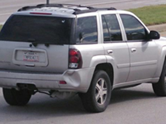 The suspect vehicle.