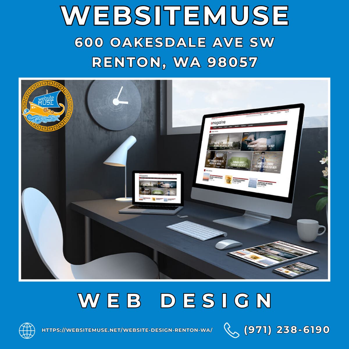Website Design in Renton- Websitemuse