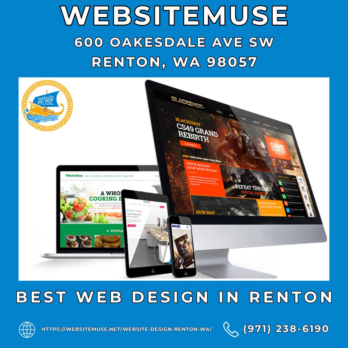Best Web Design in Renton - Websitemuse