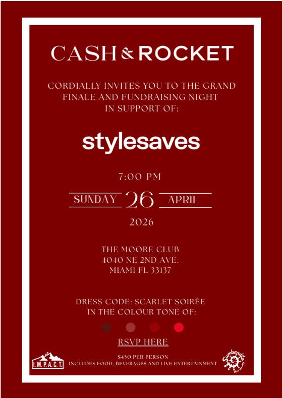 Cash & Rocket: Miami Grand Finale & Fundraising Night 