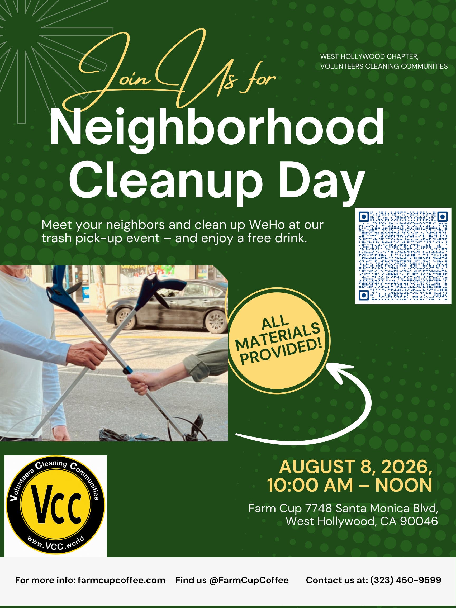 WeHo Neighborhood Cleanup Day - Volunteer Event