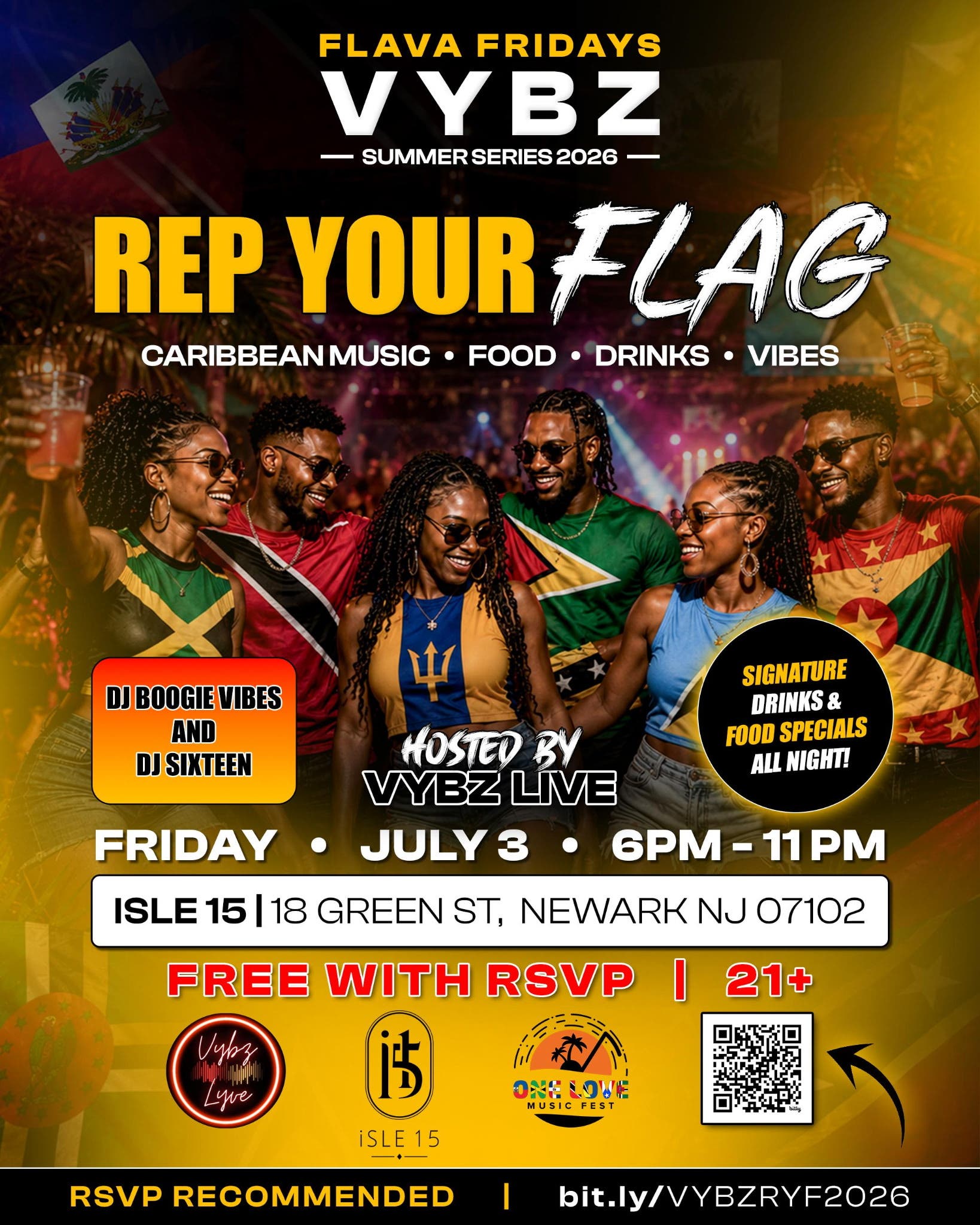 Vybz Summer Series 2026: Rep Your Flag
