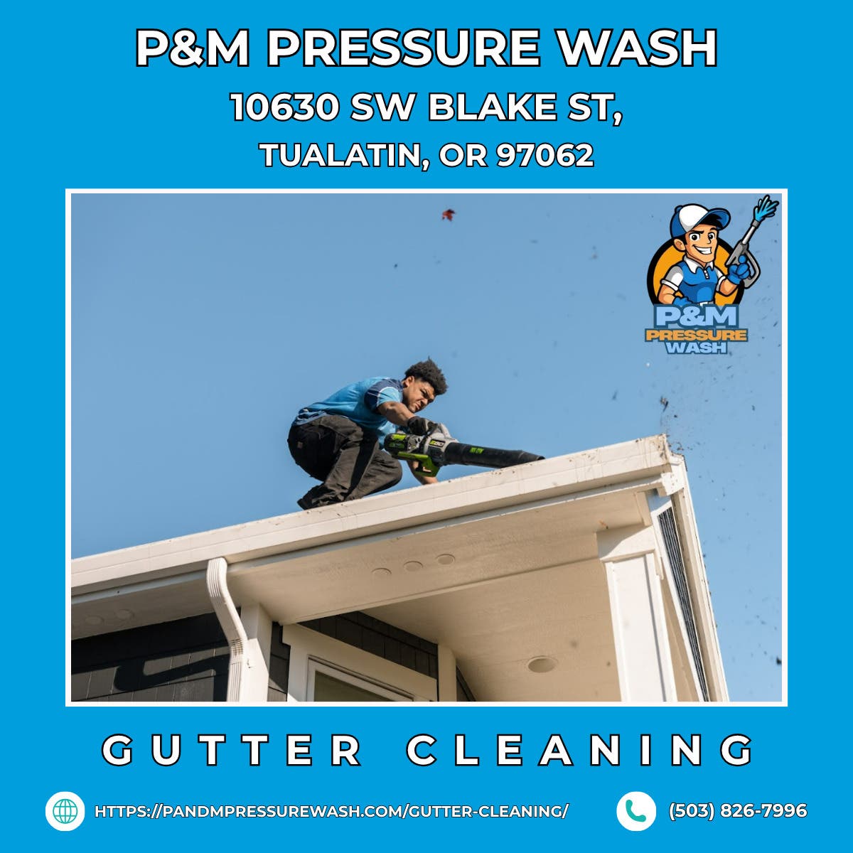 Gutter Cleaning in Tualatin - P&M Pressure Wash