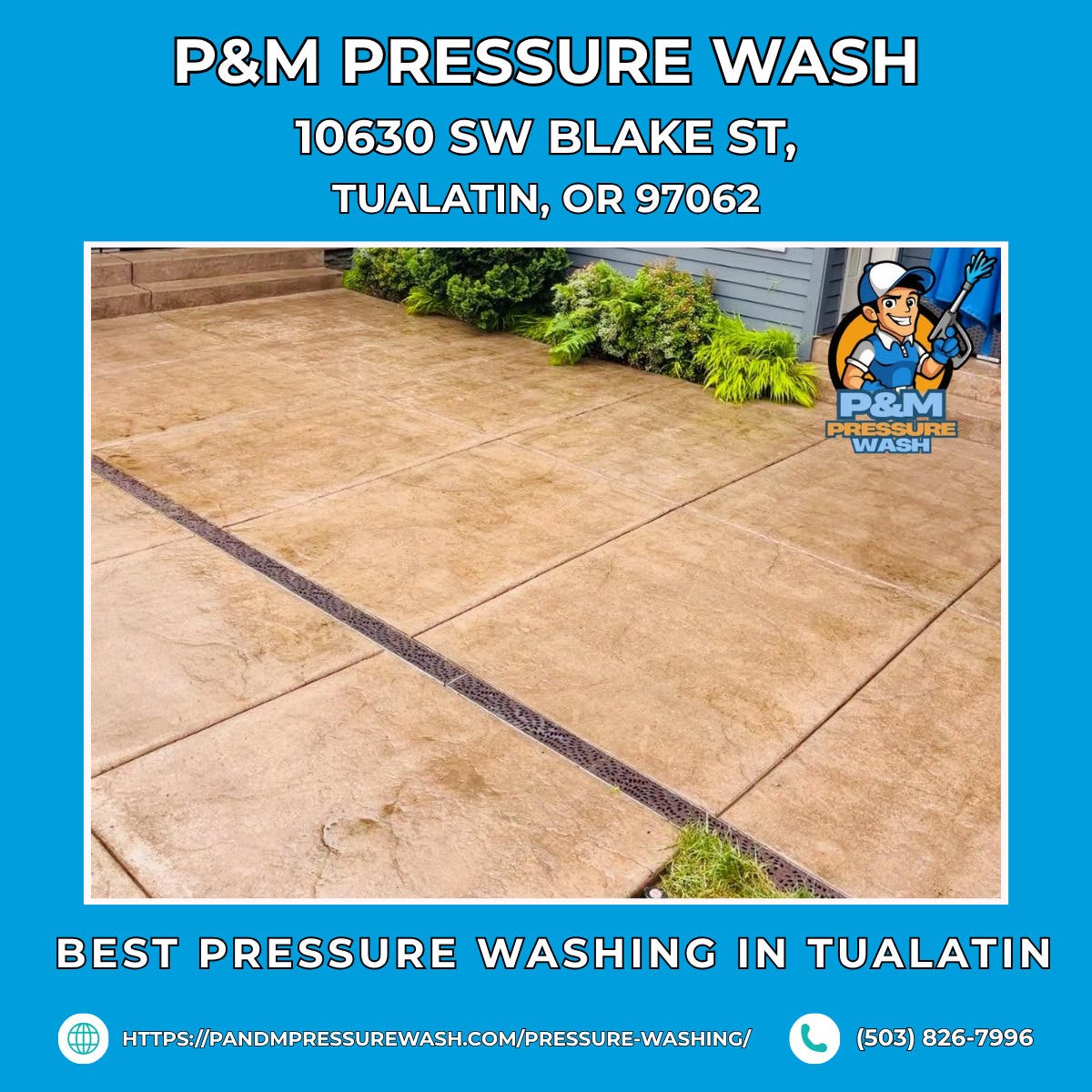 Best Pressure Washing in Tualatin - P&M Pressure Wash