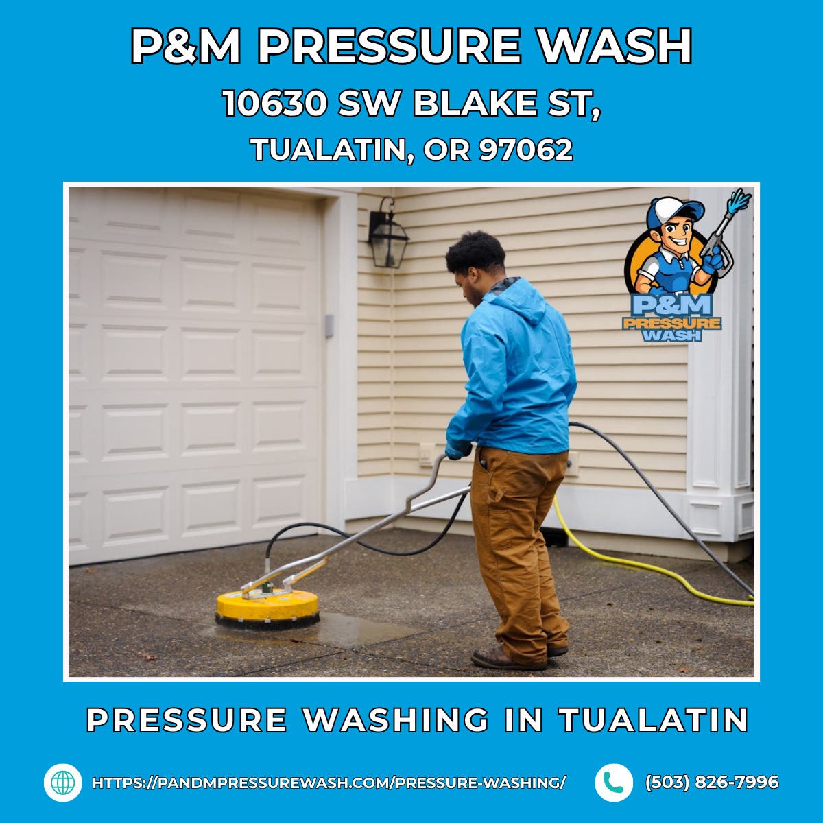 Pressure Washing in Tualatin - P&M Pressure Wash