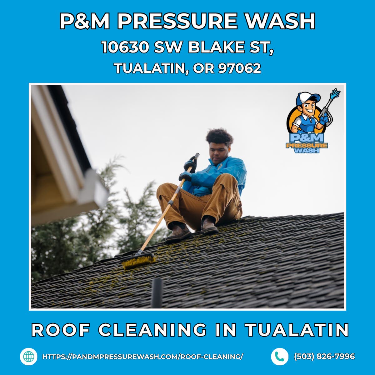 Roof Cleaning in Tualatin - P&M Pressure Wash