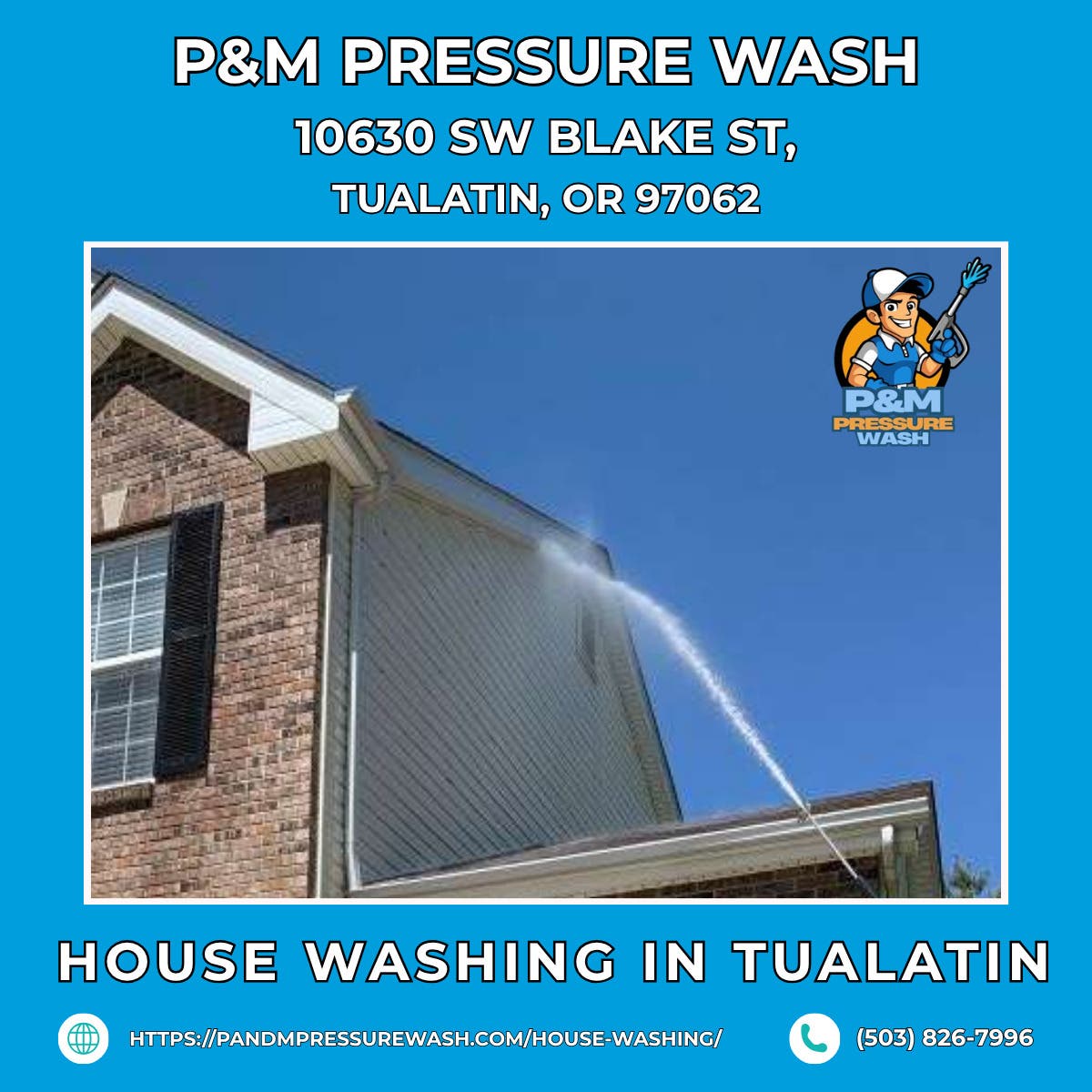 House Washing in Tualatin - P&M Pressure Wash