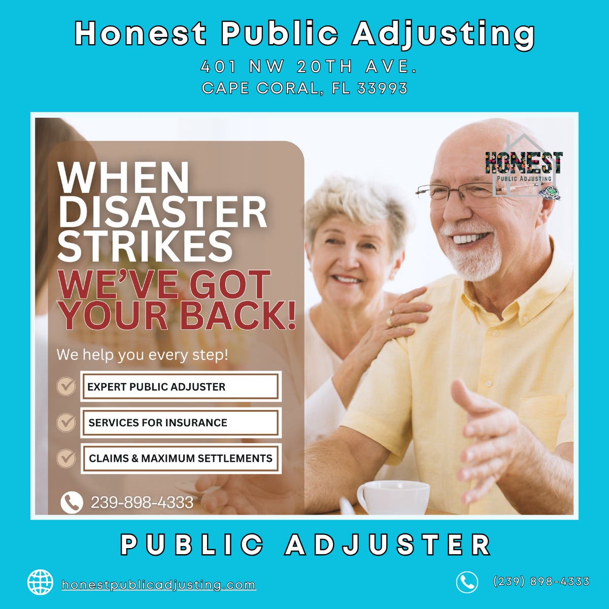 Public Adjuster in Cape Coral - Honest Public Adjusting