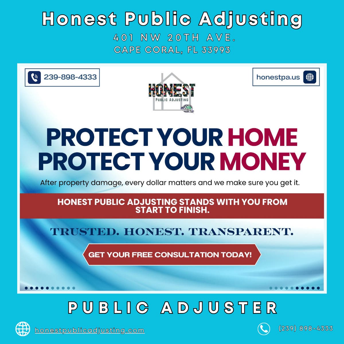 Public Adjuster in Cape Coral - Honest Public Adjusting
