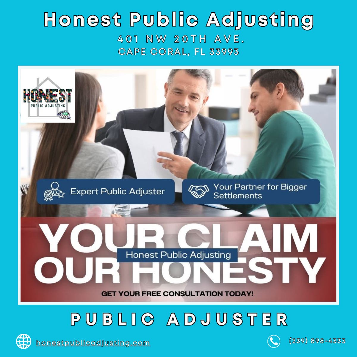 Public Adjuster in Cape Coral - Honest Public Adjusting