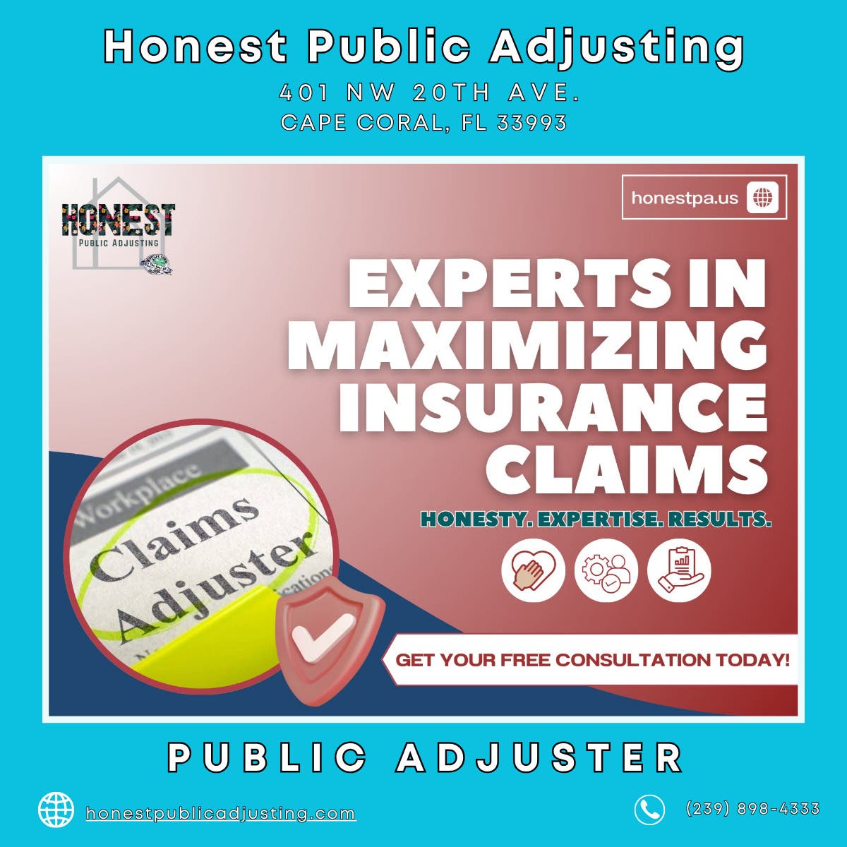 Public Adjuster in Cape Coral - Honest Public Adjusting