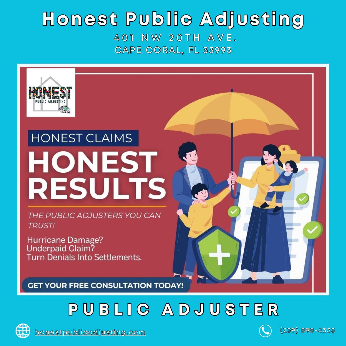Public Adjuster in Cape Coral - Honest Public Adjusting