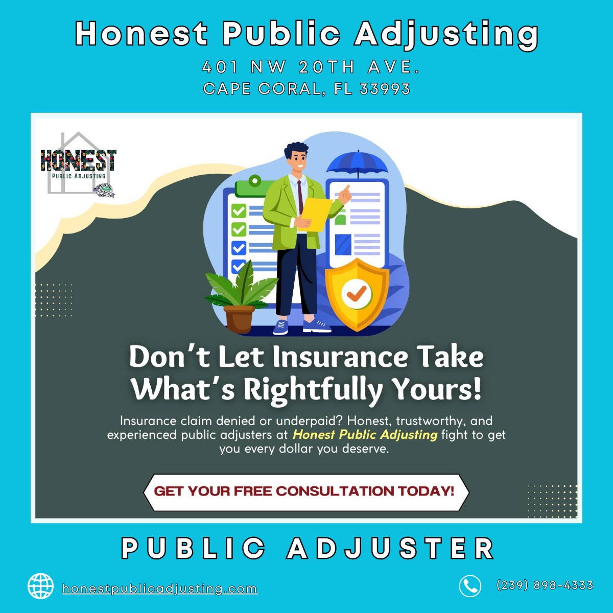 Public Adjuster in Cape Coral - Honest Public Adjusting