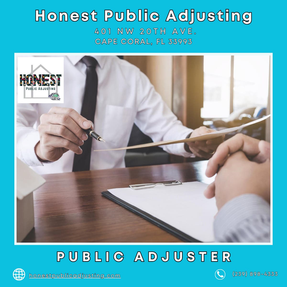Public Adjuster in Cape Coral - Honest Public Adjusting