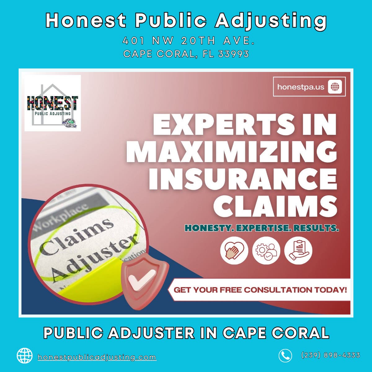Public Adjuster in Cape Coral - Honest Public Adjusting