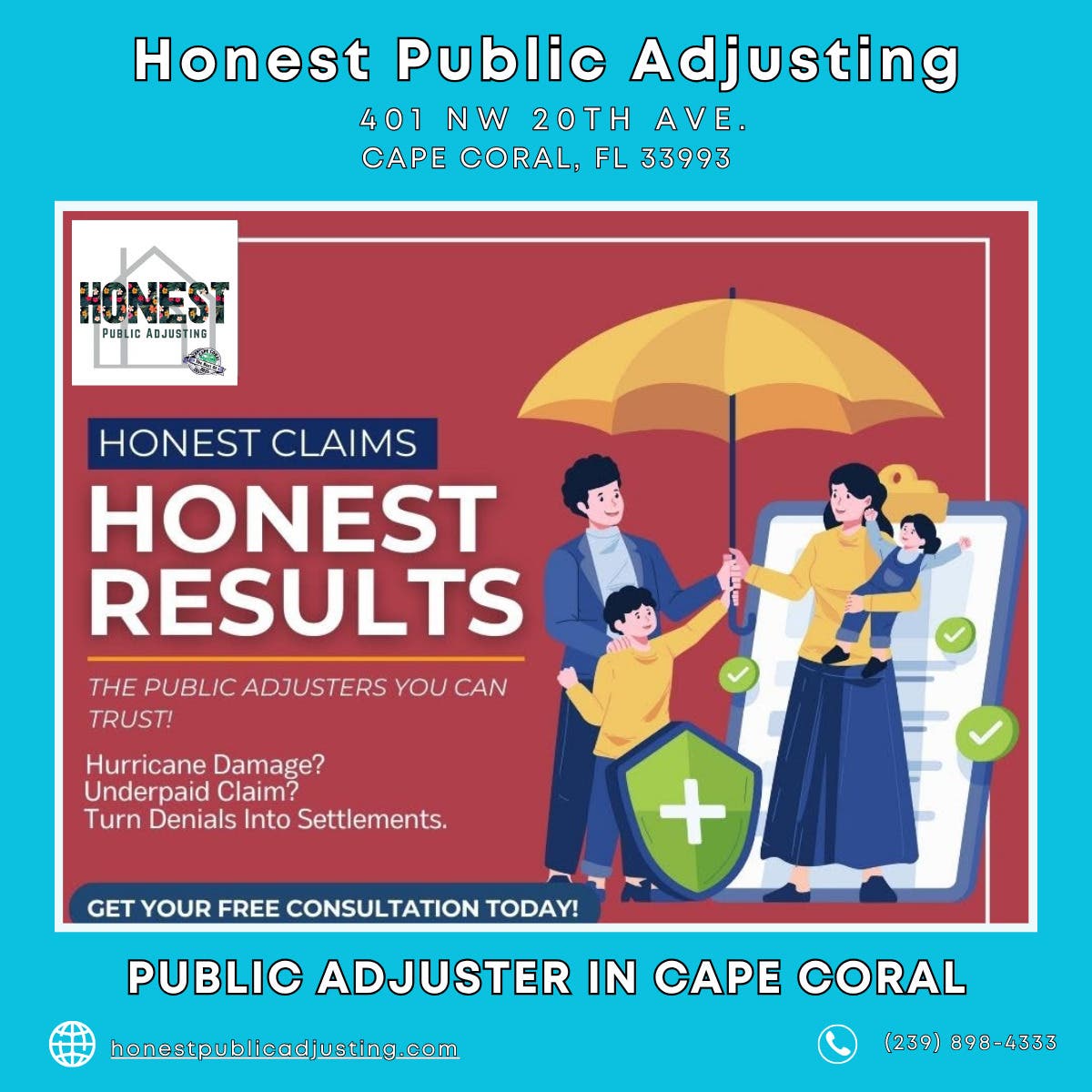 Public Adjuster in Cape Coral - Honest Public Adjusting