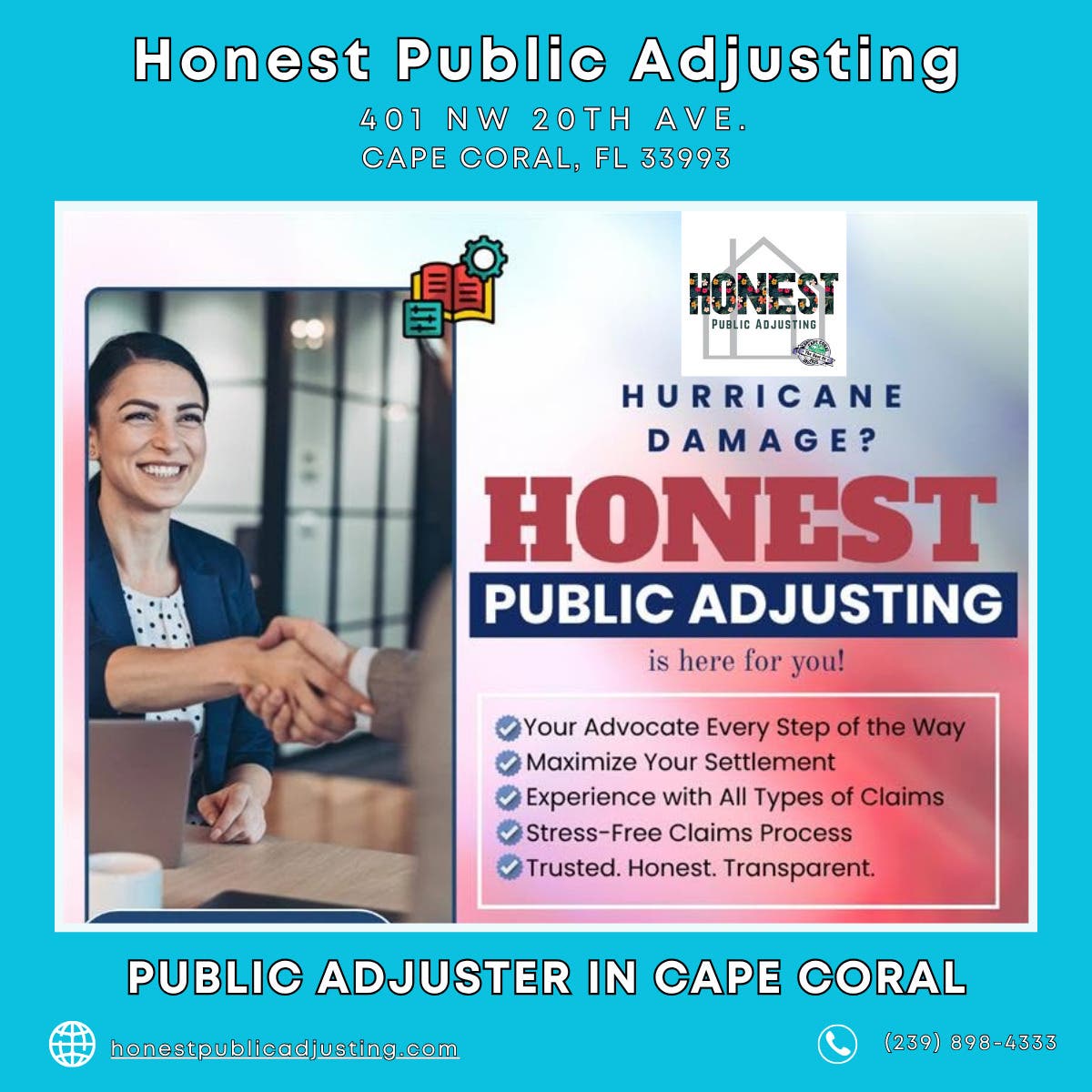 Public Adjuster in Cape Coral - Honest Public Adjusting