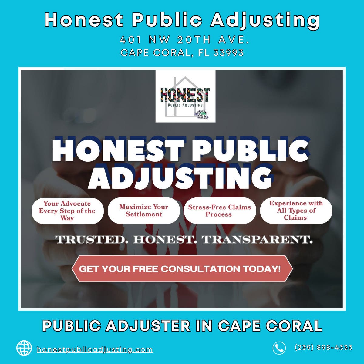 Public Adjuster in Cape Coral - Honest Public Adjusting