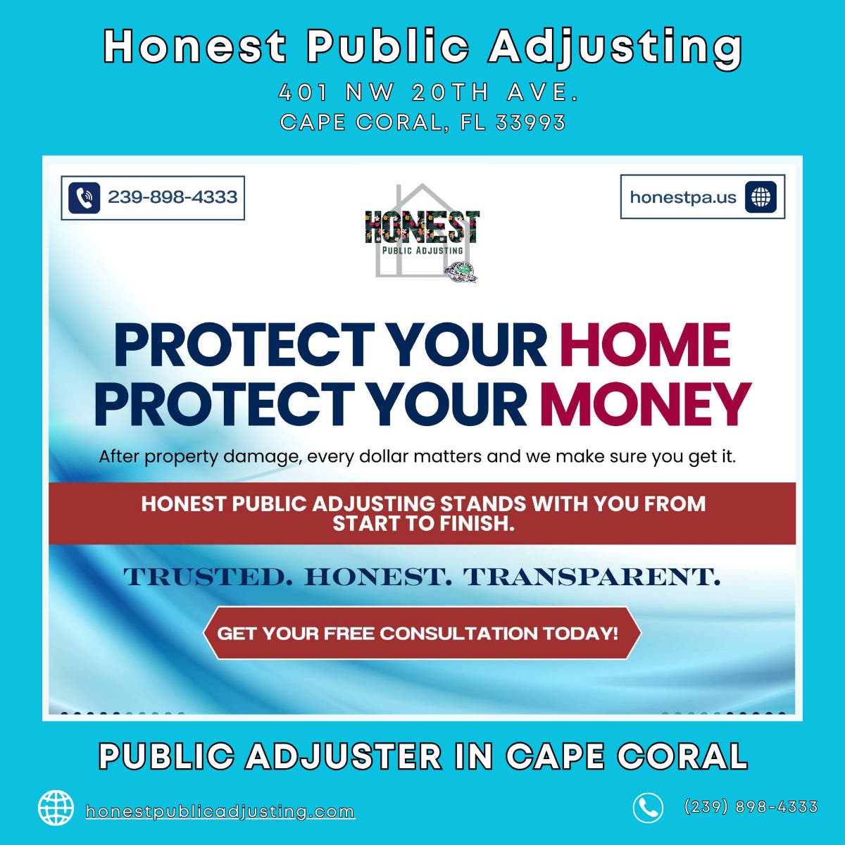 Public Adjuster in Cape Coral - Honest Public Adjusting