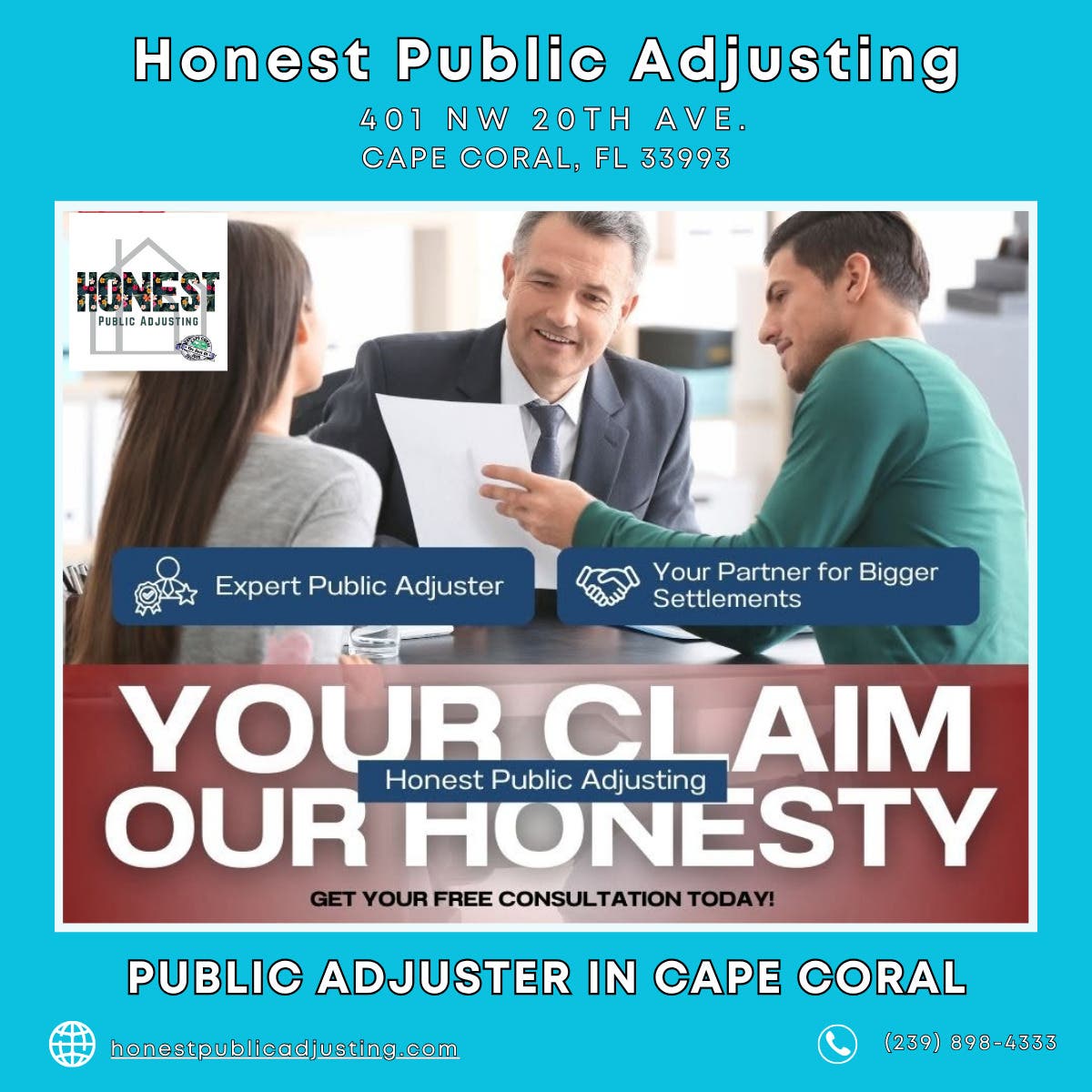 Public Adjuster in Cape Coral - Honest Public Adjusting