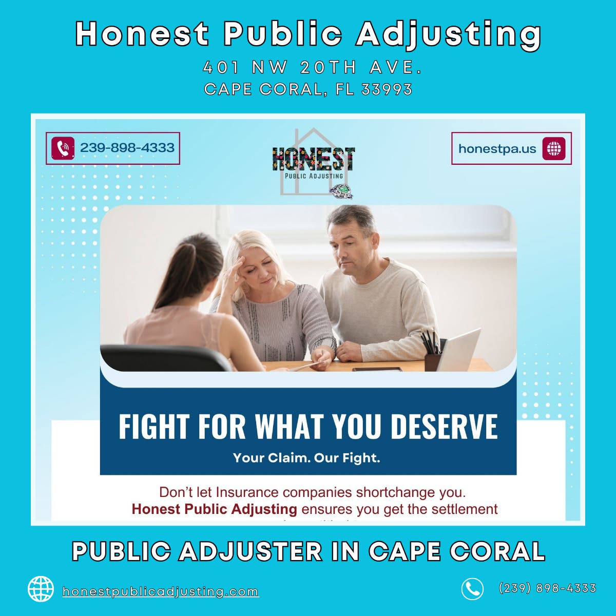 Public Adjuster in Cape Coral - Honest Public Adjusting