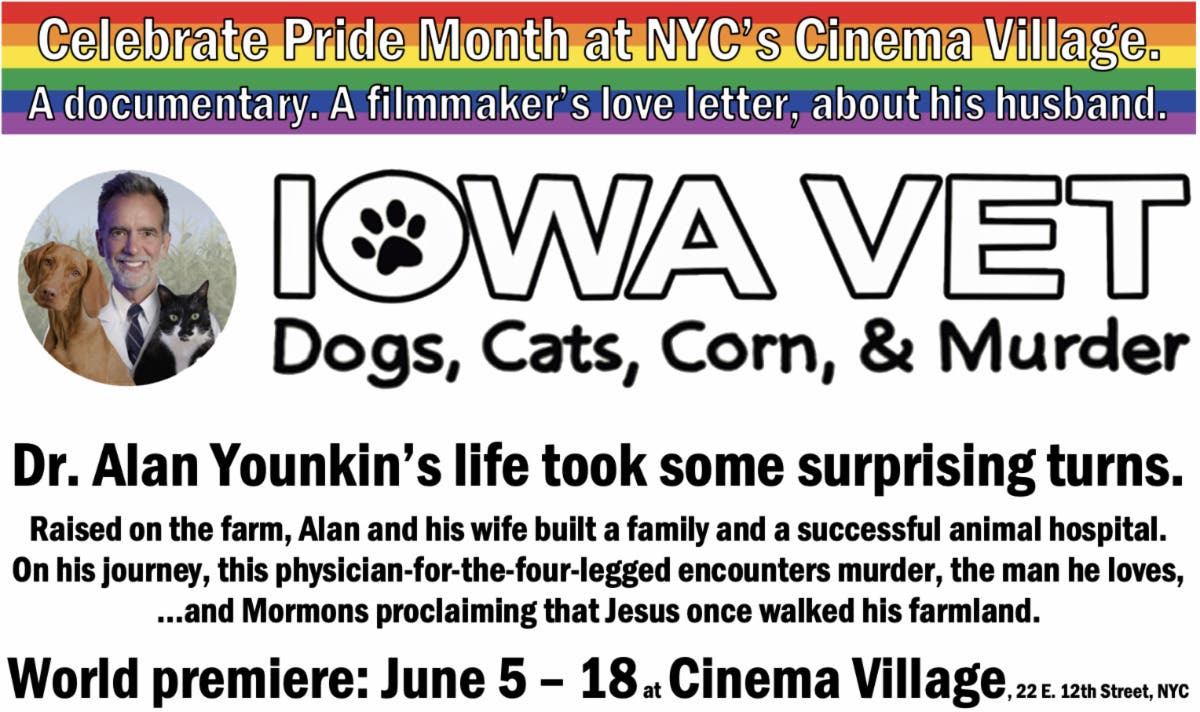 Celebrate Pride Month at NYC's Cinema Village. A documentary. A filmmaker's love letter, about his h