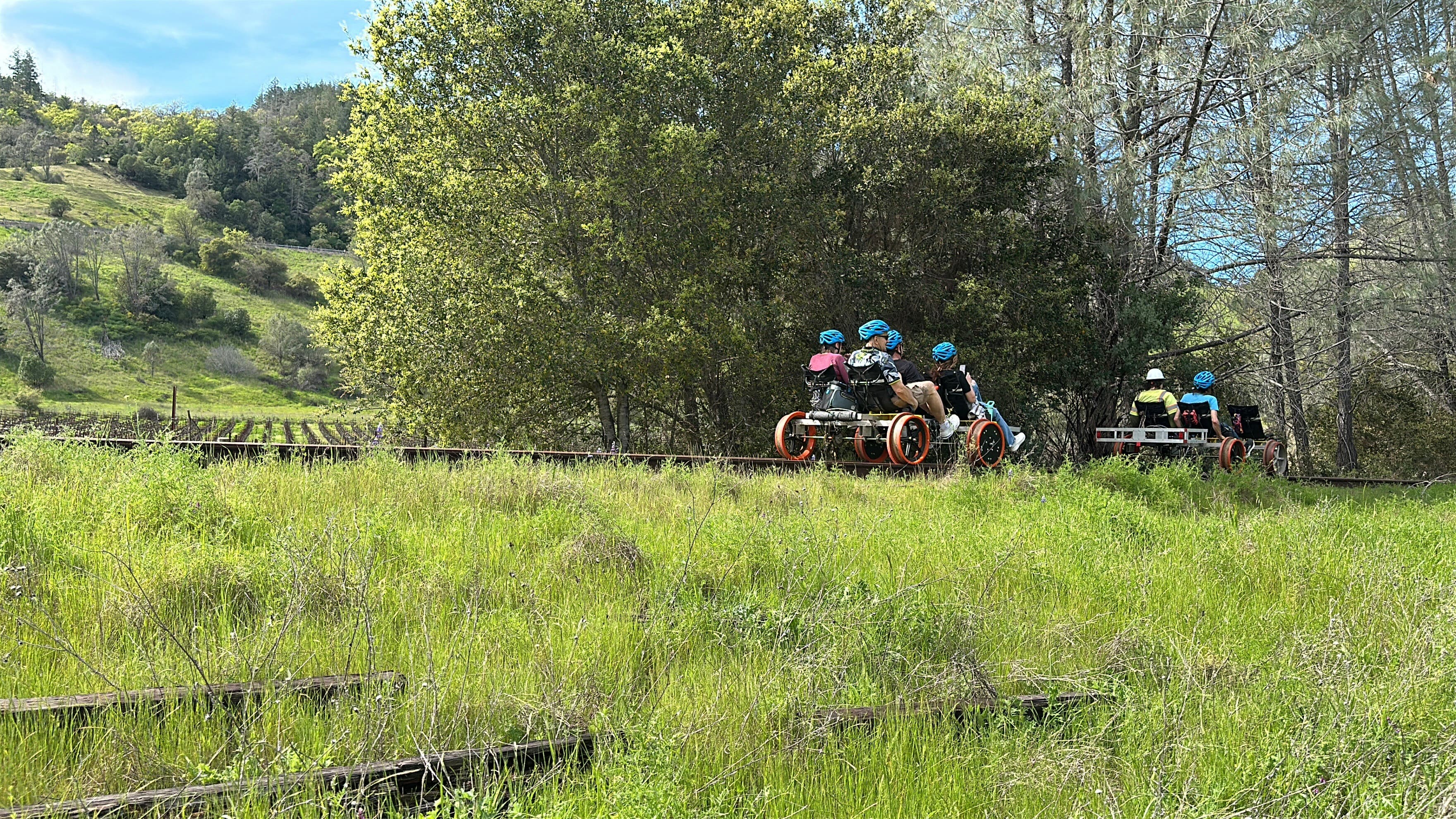 Celebrate Mothers Day on the Russian River Railbikes