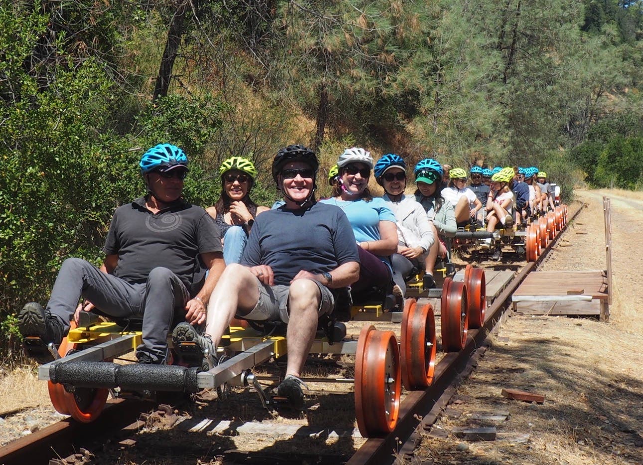 Celebrate Memorial Day Weekend on the Russian River Railbikes