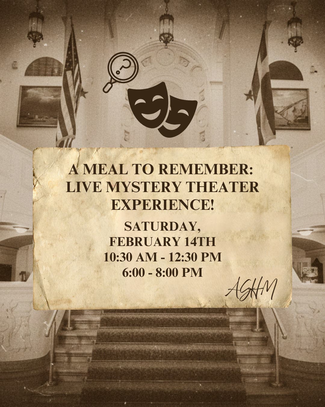 A Meal to Remember: Live Mystery Theater Experience!