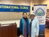 Co-hosts Mrs. Indira Kumar, co-founder of the India International School, and Mrs. Barbara Moseley-Marks, executive director of UPF-Virginia.