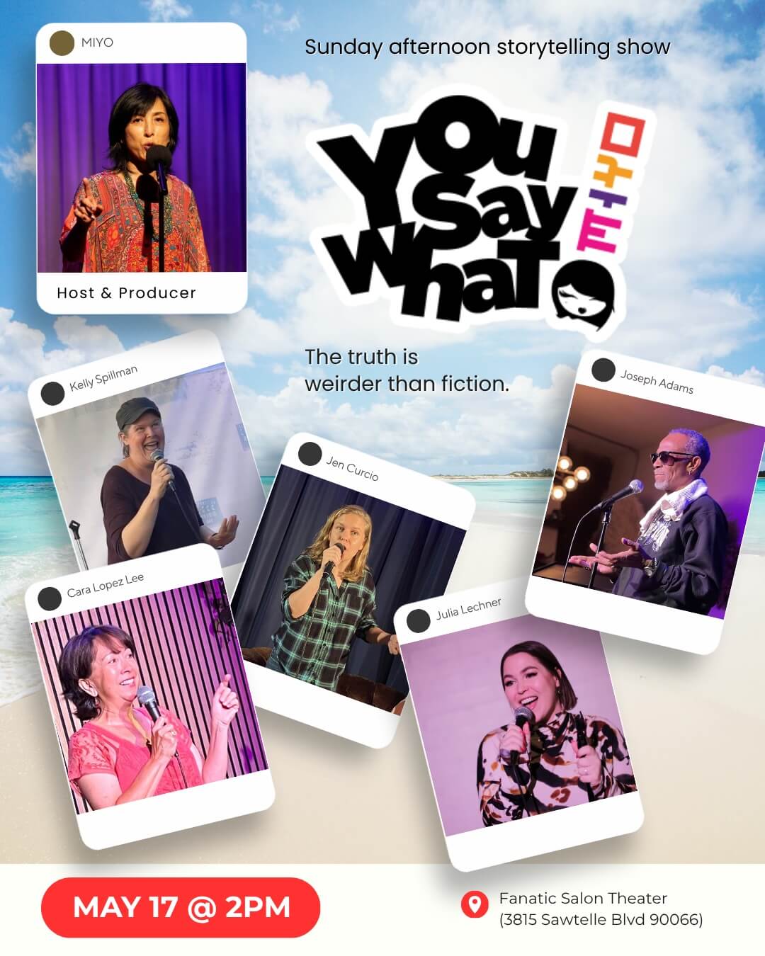 "You Say What!" Returns: 5 Award-Winning Storytellers, One Wild Afternoon