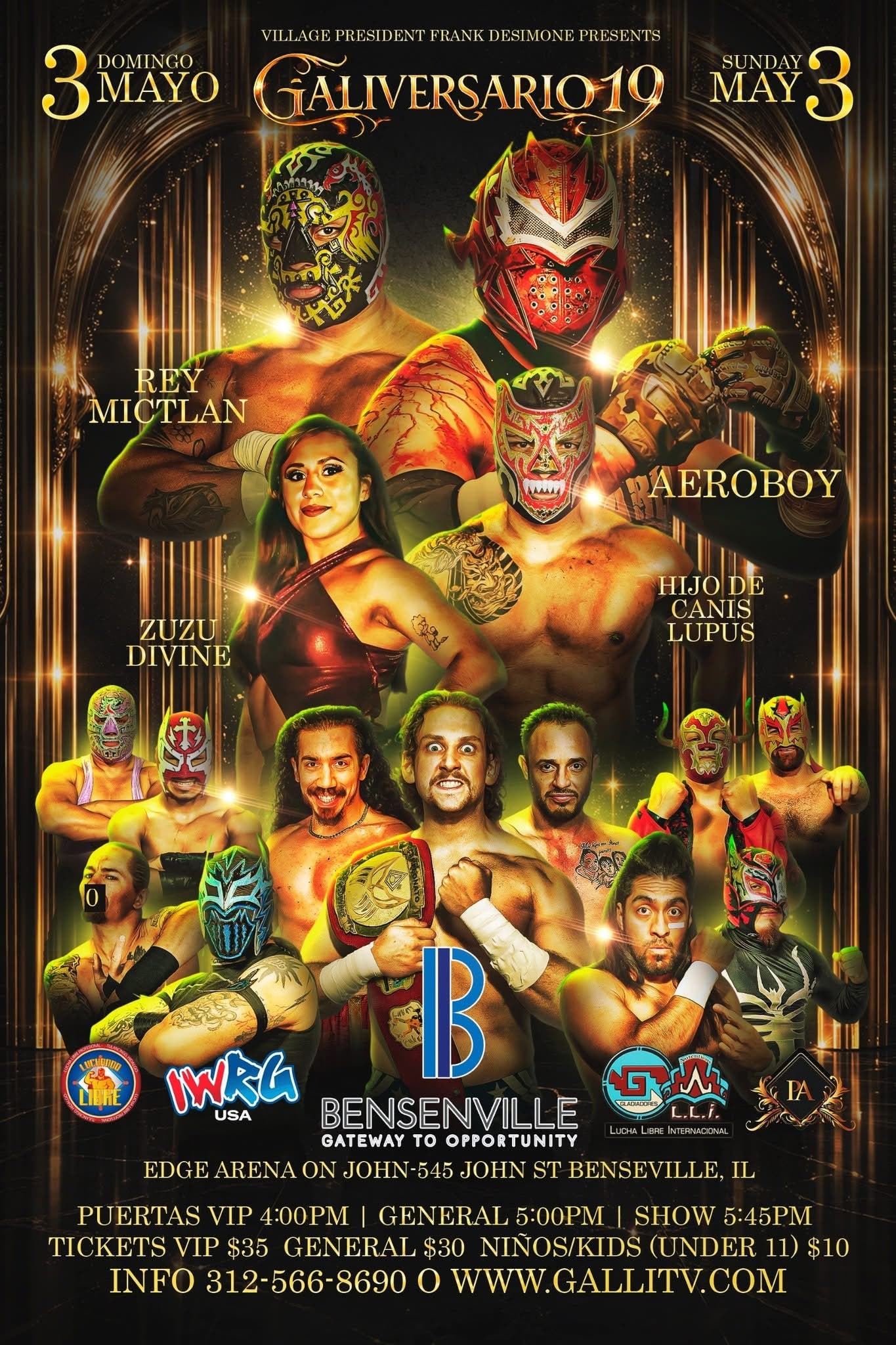 Galiversario 19: Chicago Best Lucha Libre Showcase