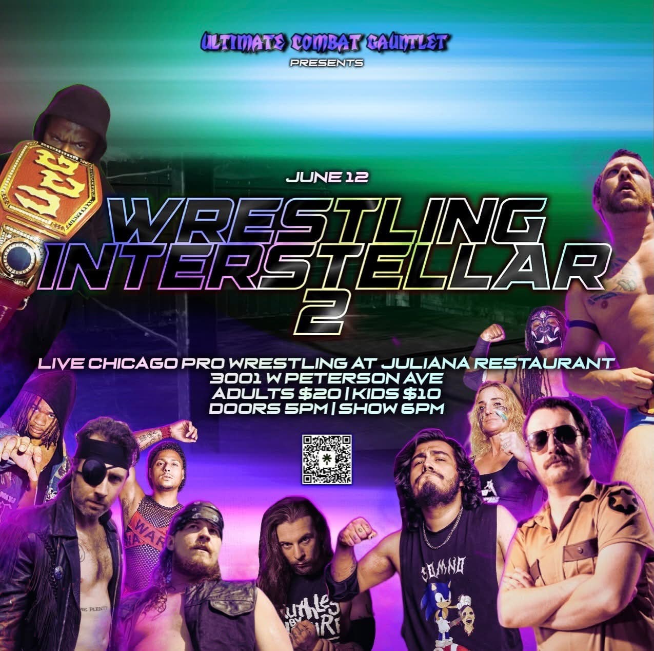 Wrestling Interstellar 2, Live Professional Wrestling