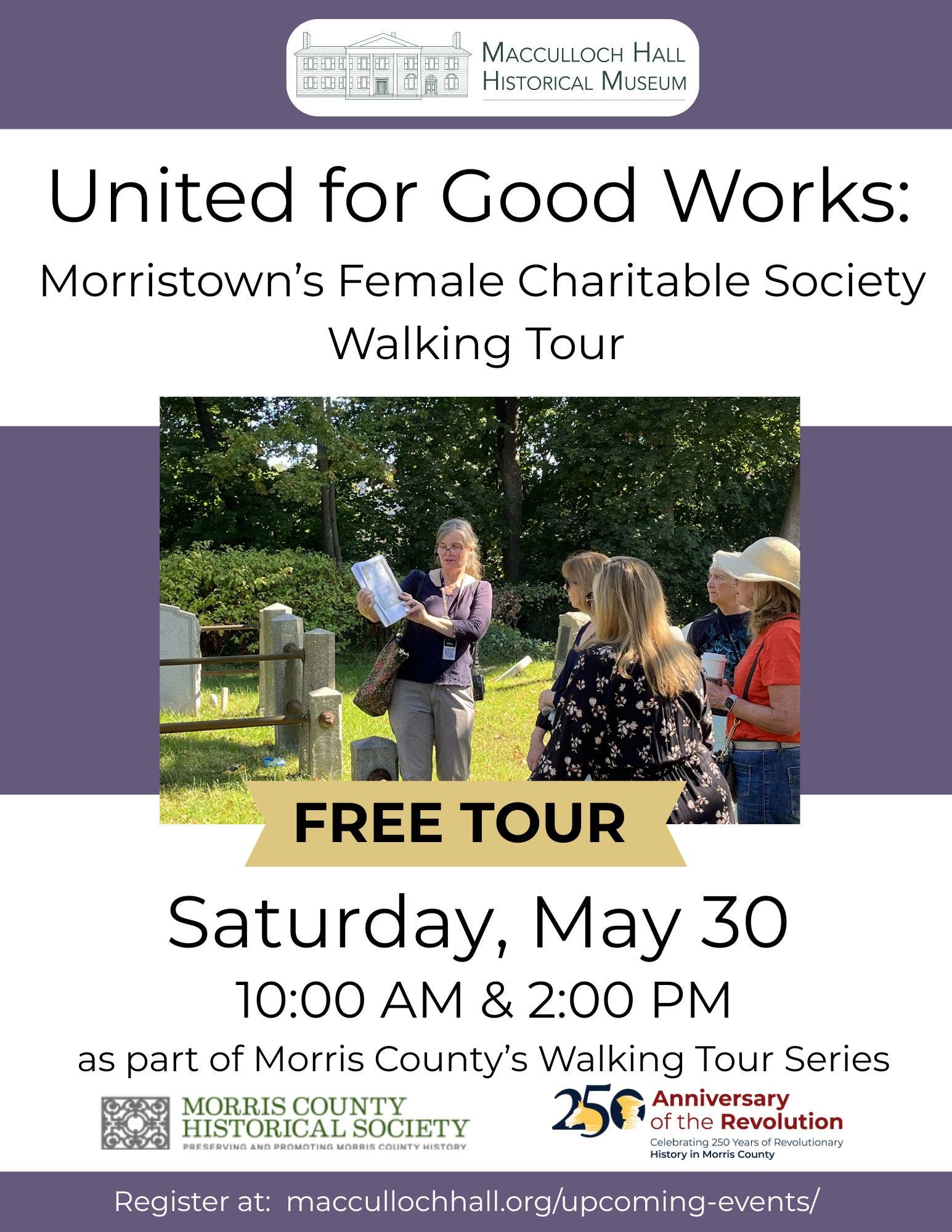 United for Good Works: Morristown's Female Charitable Society Walking Tour