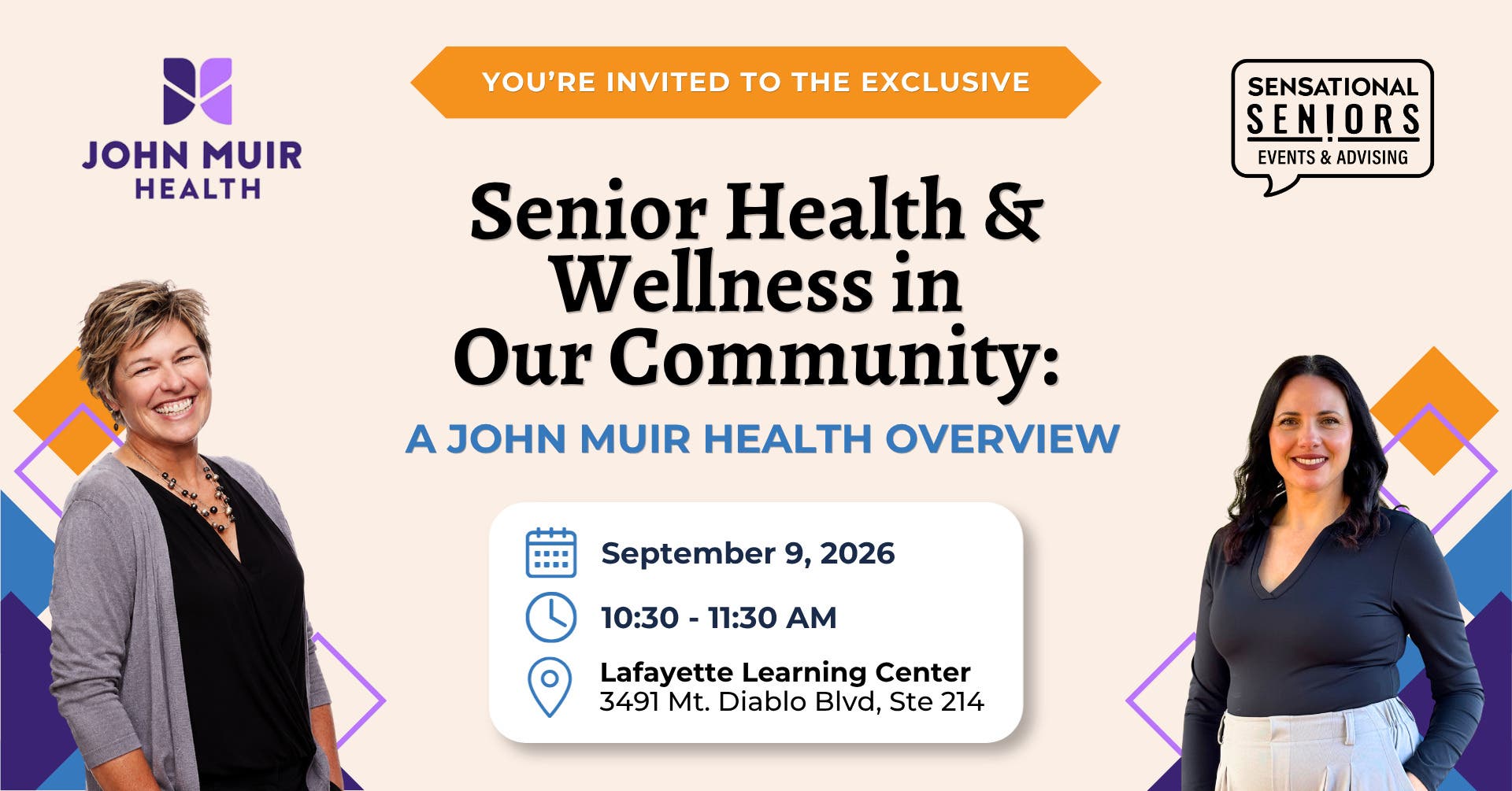 Senior Health & Wellness in Our Community: A John Muir Health Overview