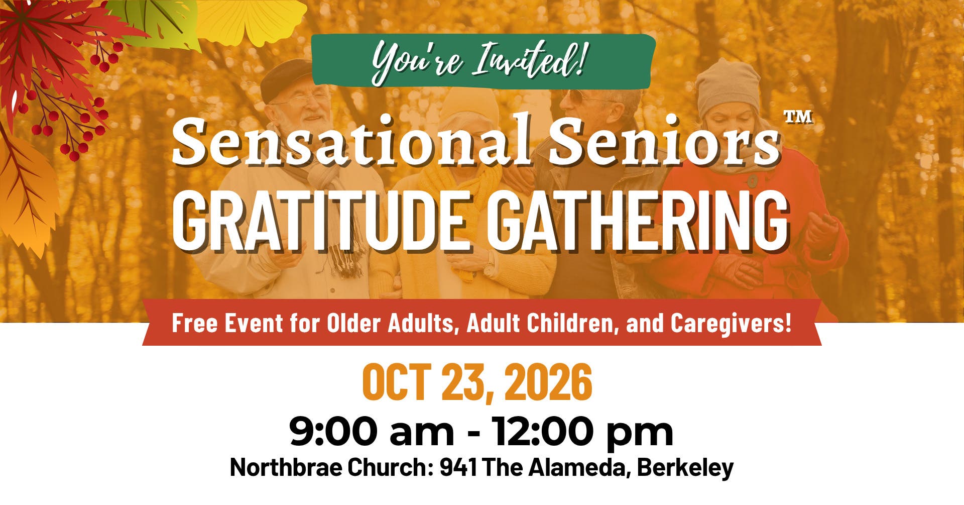 Sensational Seniors™ Gratitude Gathering