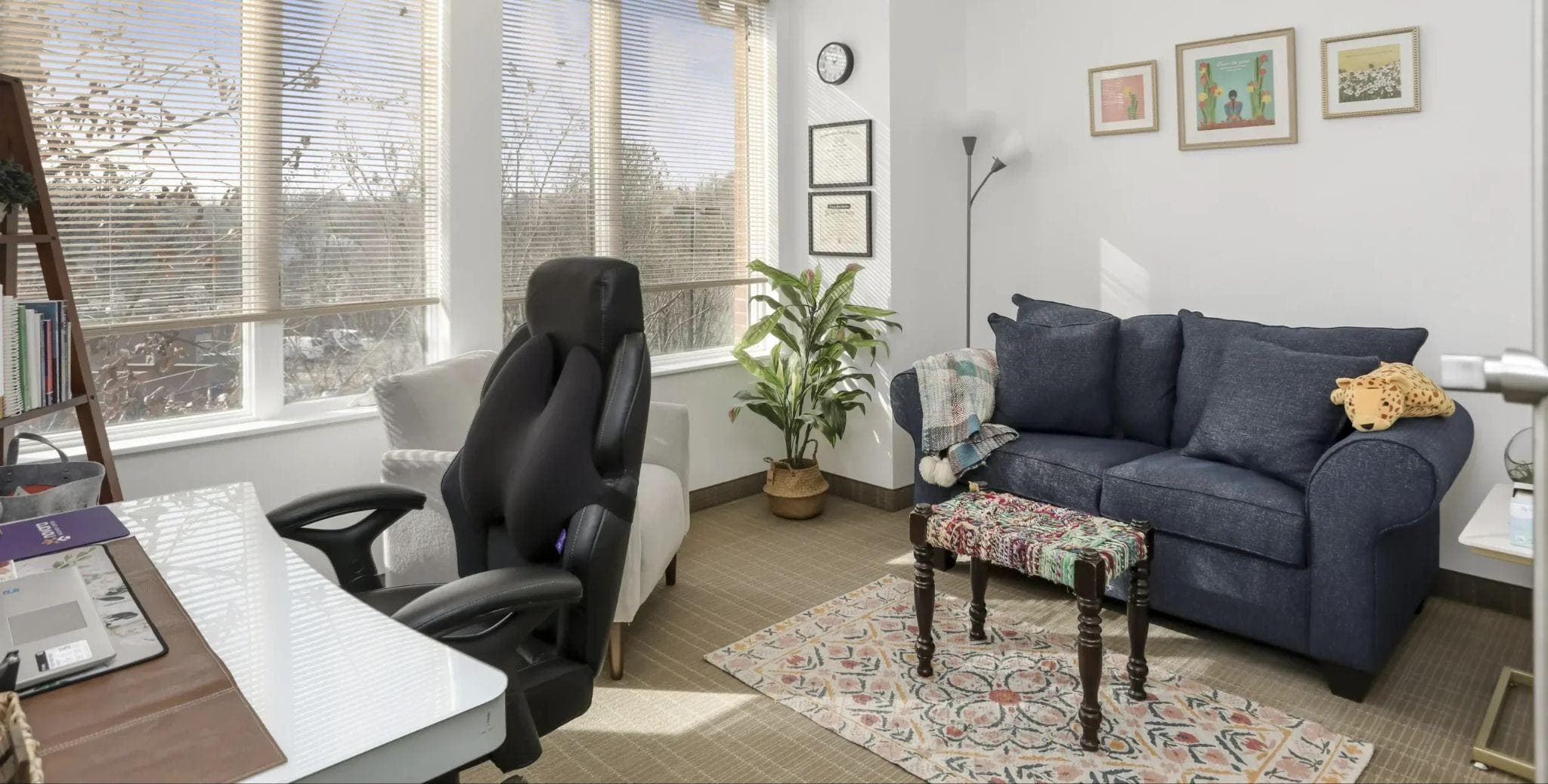 Therapy space at Novara Recovery Center in Fairfax, Virginia.