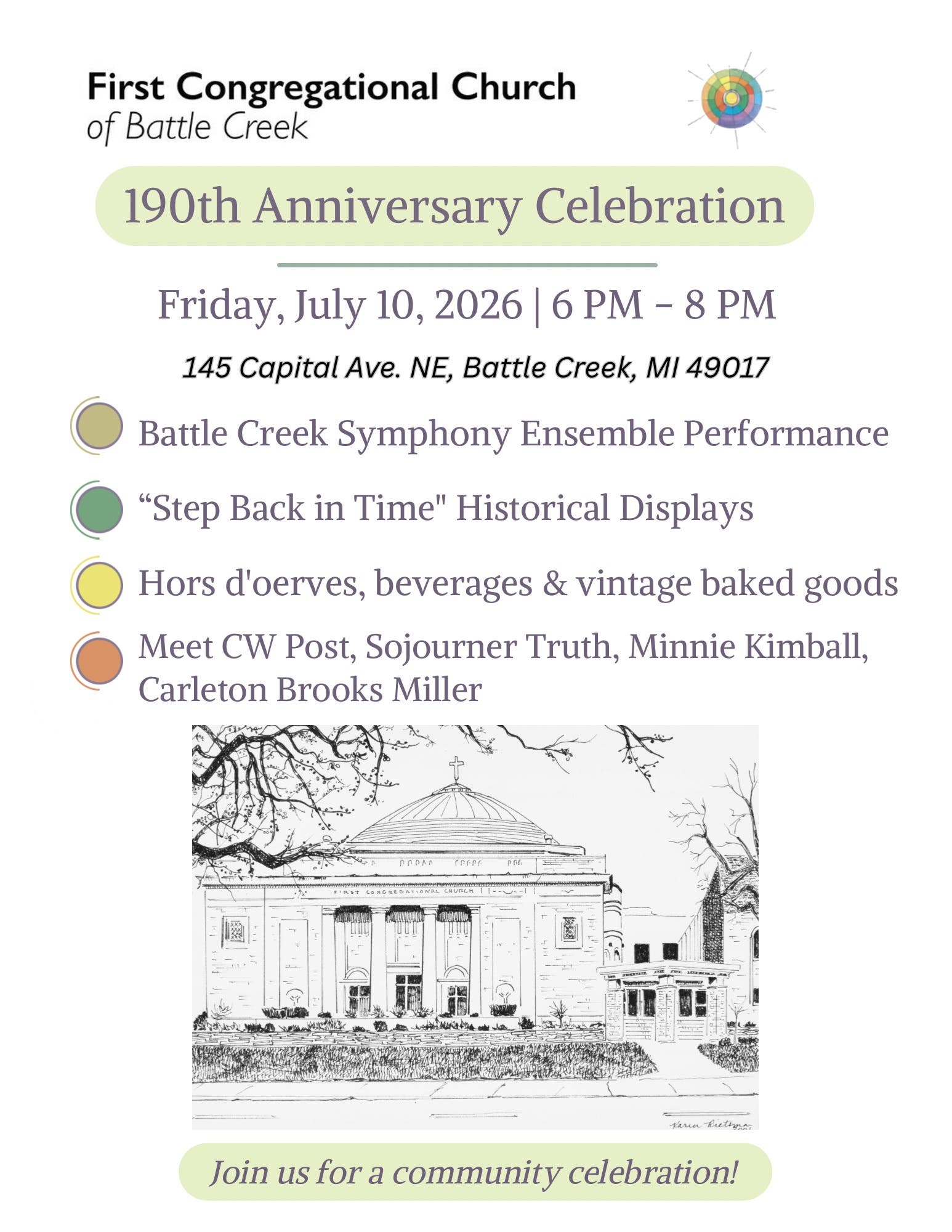 190th Anniversary Celebration
