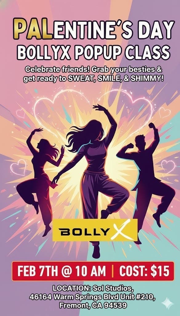Galentines’ Palentines’ BollyX Dance Fitness 