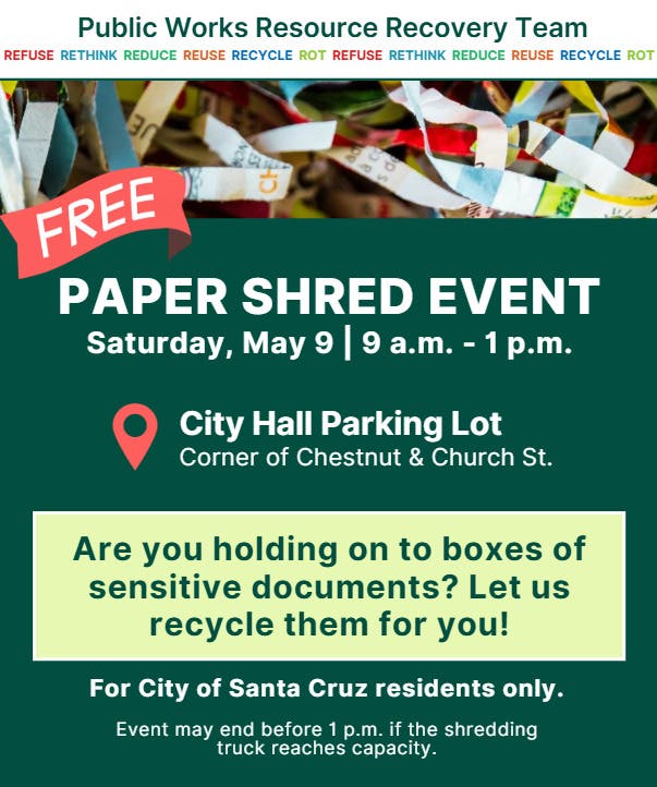 Santa Cruz Paper Shred Event