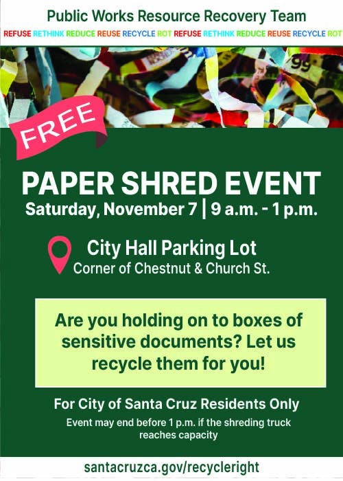 Fall Paper Shred Event